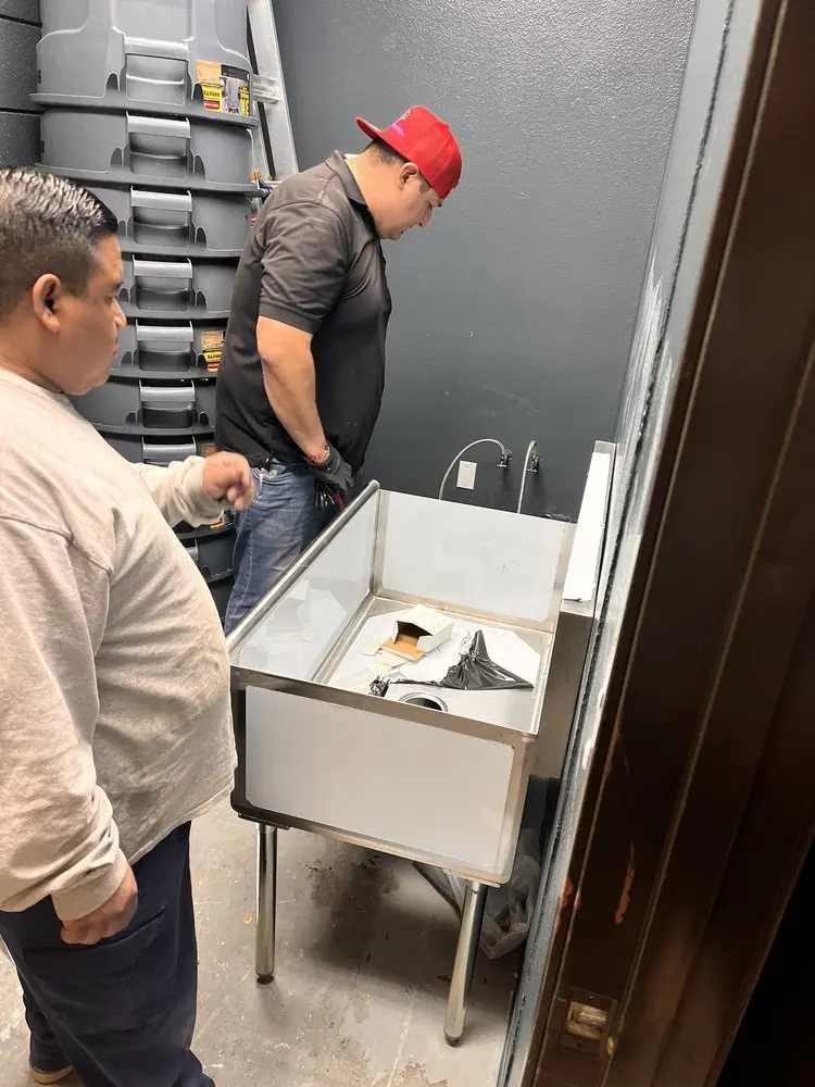 Commercial plumbing and sink installation in Arrowhead Trails