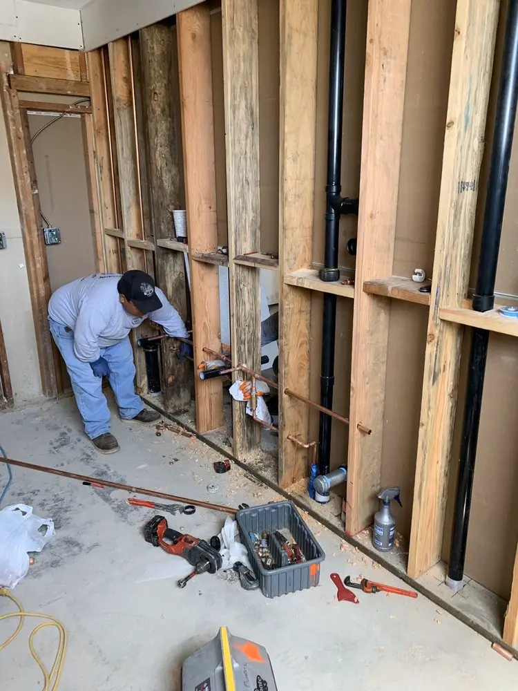 Commercial rough-in plumbing for Gas Line Repair in Arrowhead Trails